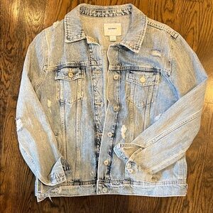 Old Navy Light Wash  Distressed Jean Jacket